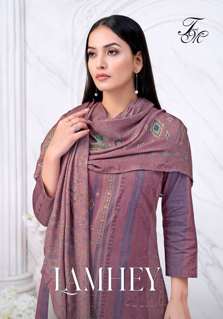 Lamhey By T&M Pure Corduroy Printed Dress Material Wholesalers In Surat
